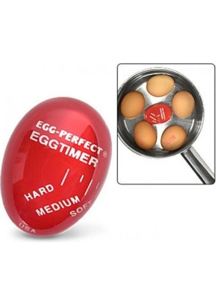 Dublör Yumurta Zamanlayıcı Egg Timer Pişirme Haşlama Süresi Aparatı Zaman Ayarlama Göstergesi