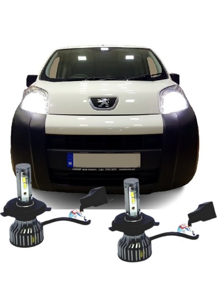 Peugeot Bıpper H4 LED Xenon Oto Ampulü Photon Zero