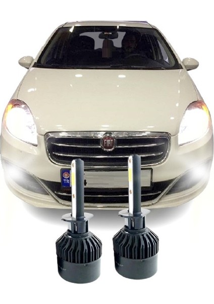 Fıat Lınea Sis Farı LED Xenon Oto Ampulü H1 Photon Duo