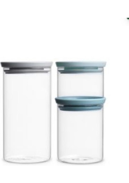 Cam Saklama Kavanozu 3lü Set 0.3-0.7-1.1lt