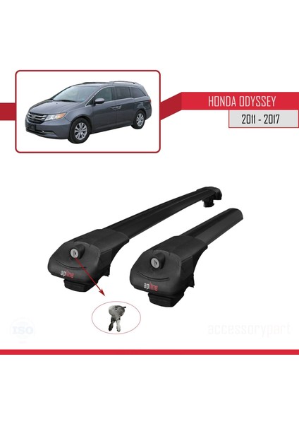 Honda Odyssey 2011-2017 Arası ile Uyumlu Ace-1 Ara Atkı Tavan Barı Siyah fiyatları