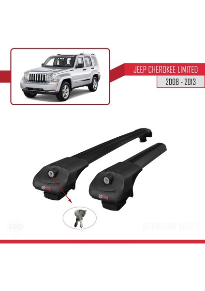 Jeep Cherokee (Kk) 2008-2013 Arası ile Uyumlu Ace-1 Ara Atkı Tavan Barı Siyah fiyatları