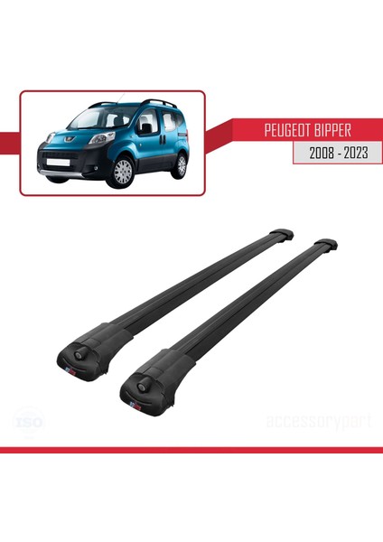 Peugeot Bipper 2008 ve Sonrası ile Uyumlu Ace-1 Ara Atkı Tavan Barı Siyah