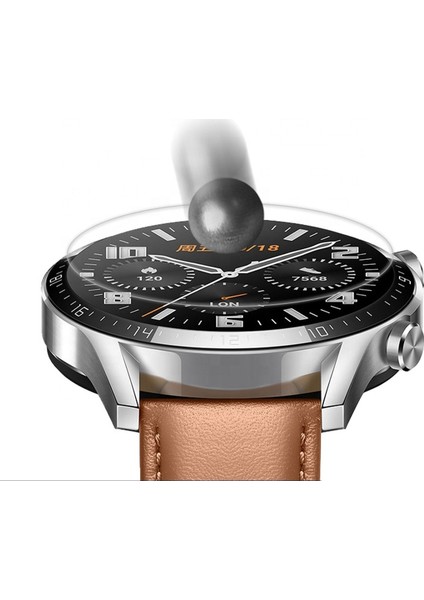 Huawei Watch Gt3 42 mm Uyumlu Esnek Nano Ekran Koruyucu (2 Adet)