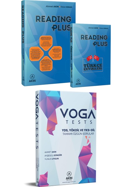Akın Dil 2023 Akın Dil Reading Plus+Akın Dil Voga Tests