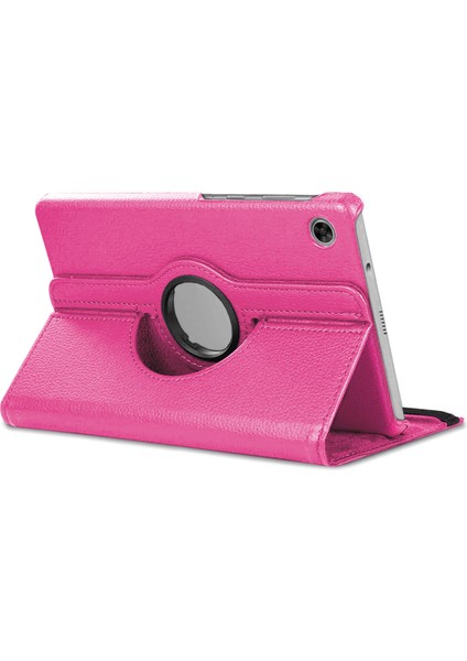 Lenovo Tab M10 3.nesil 10.1`` Kılıf (TB-328F) 360 Rotating Stand Deri Pembe