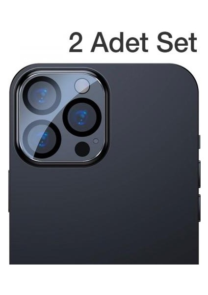 2 Adet Set 0.3mm iPhone 13 Pro, 13 Pro Max Ful Kaplama Kamera Koruyucu, Çizilmez, Toz Tutmaz fırsatları
