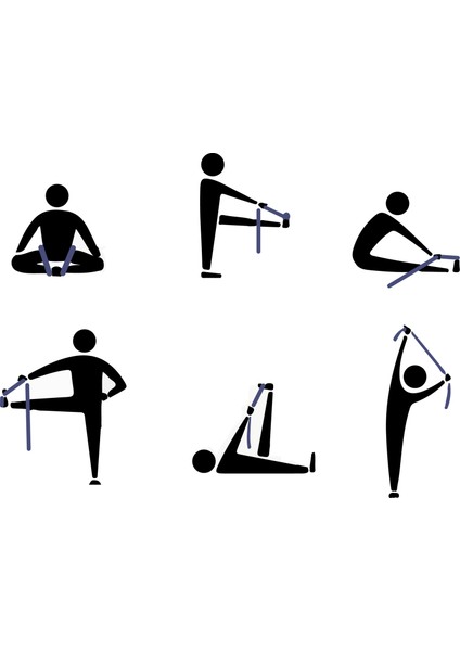 Koyu Mavi Yoga Kemeri, Doğal Pamuk 184 cm,Yoga ve Pilates İçin İdeal, Dark Blue Cotton Yoga Strap fırsatları