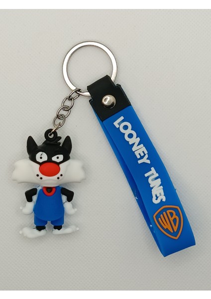 Sylvester Çizgi Film Karakter Silikon Anahtarlık Model 2