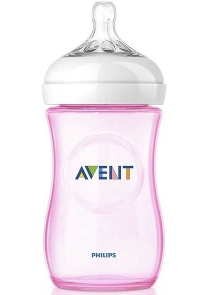 Avent Natural Pp Biberon 260 ml - Pembe 8710103875970