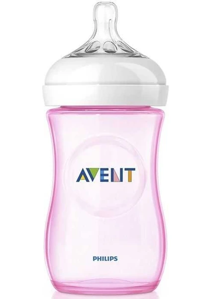 Avent Natural Pp Biberon 260 ml - Pembe 8710103875970