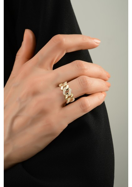 Taşlı Taşsız Kilit Altın Yüzük CGKYZK0103 modelleri