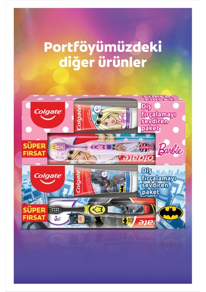 Barbie Çürüklere Karşı Etkili Meyve Aromalı Çocuk Diş Macunu + Diş Fırçası