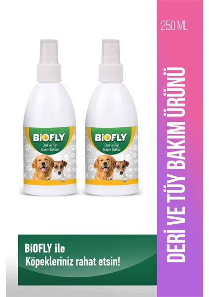 Köpek Deri ve Tüy Bakım(Bit ve Pire ) Spreyi 250 Ml. 2  Adet