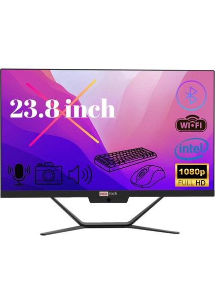 Aıo I5 6500T,8GB,512GB Ssd(Nvme),23.8"inç All In One Pc 1920*1080 Full Hd Kablosuz (Klavye+Mouse)