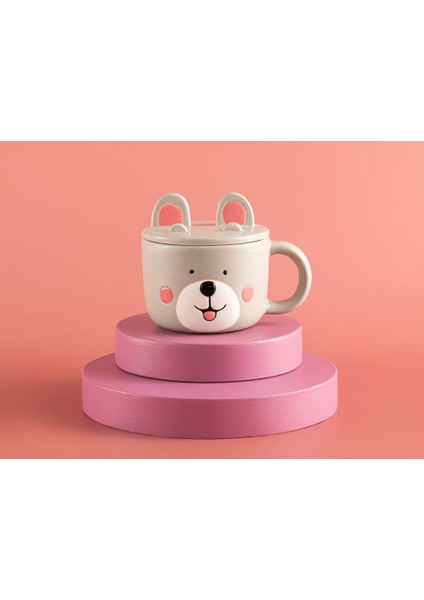 English Home Pretty Rabbit Dolomit Kupa 340 ml Gri