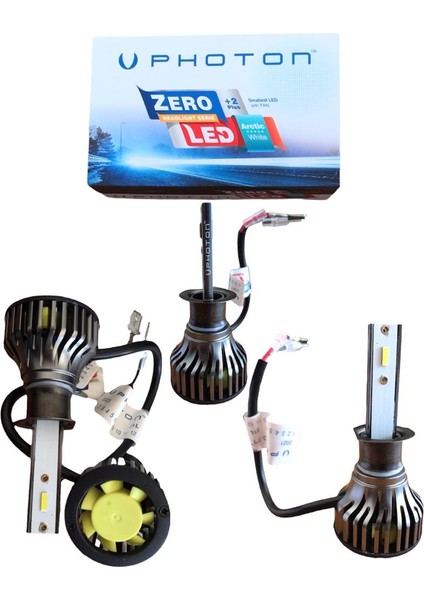 Photon Zero Serisi 9000 Lümen LED Xenon H1-H4-H7-H11-H27-9005-9006