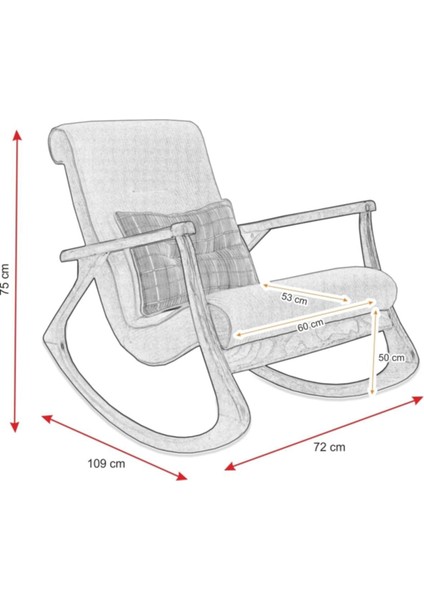 Ekol Siyah Antrasit Ahşap Sallanan Sandalye Dinlenme Emzirme Baba Tv Okuma Uzanma Koltuğu Berjer indirimleri