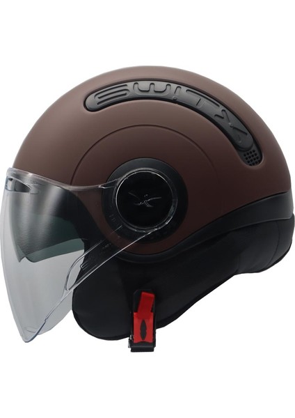 Sx.10 Mat Kahverengi Kask