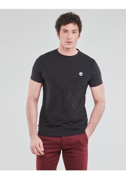 Chest Pocket Ss T-Shirt - Black Erkek T-Shirt