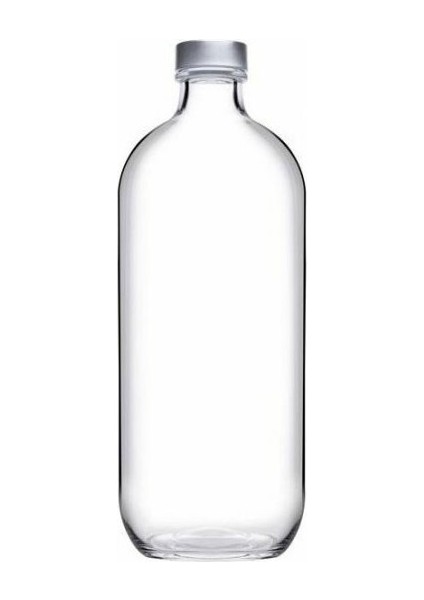 2 Boy Paşabahçe Iconic Cam Su Şişesi Yağ Limon Saklama Kabı Seti 1 Lt + 0,5 Lt