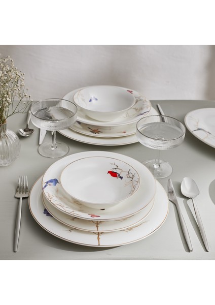 Fine Pearl Grace 58 Parça 12 Kişilik Yemek Takımı
