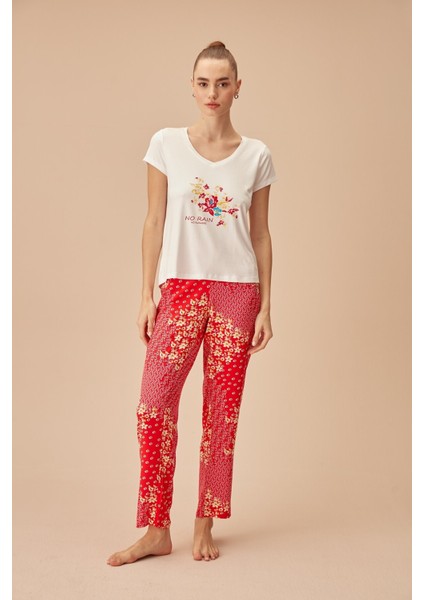 Flora Pijama Takımı