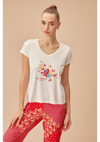 Flora Pijama Takımı