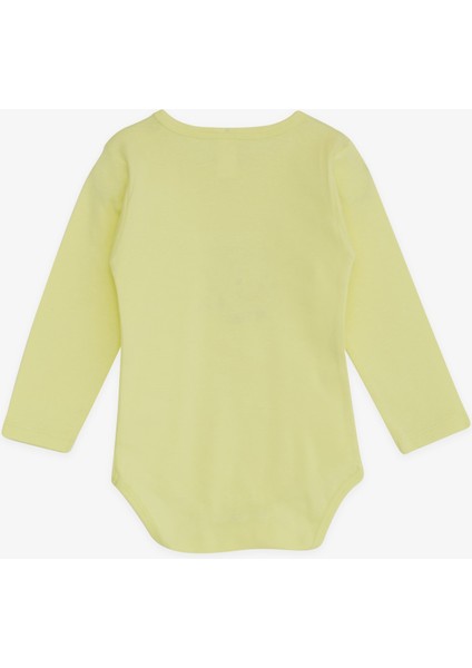 Erkek Bebek Çıtçıtlı Body Küçüktamirci 9 Ay-3 Yaş, Fıstık Yeşili