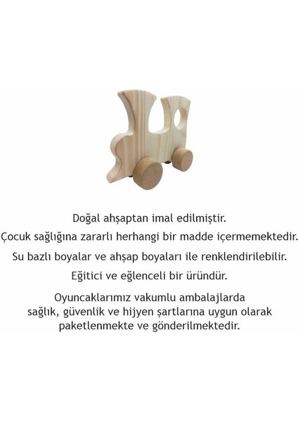 Doğal Ahşap Tren AOT8022