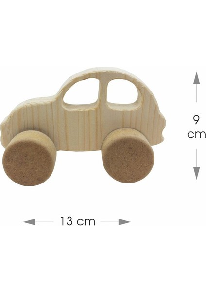 Doğal Ahşap Mini Vosvos AOT8023 modelleri