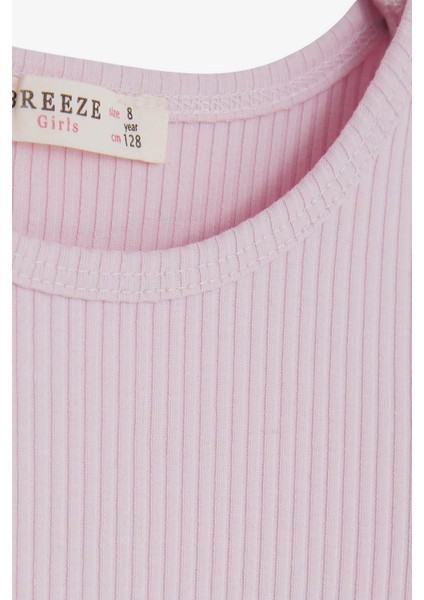 Kız Çocuk Uzun Kollu Bluz Fırfırlı 8-14 Yaş, Pembe modelleri