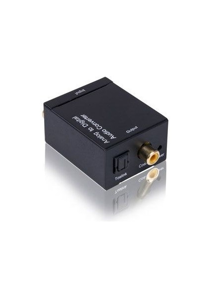 analog rca to dijital optik ses çevirici converter dönüştürücü