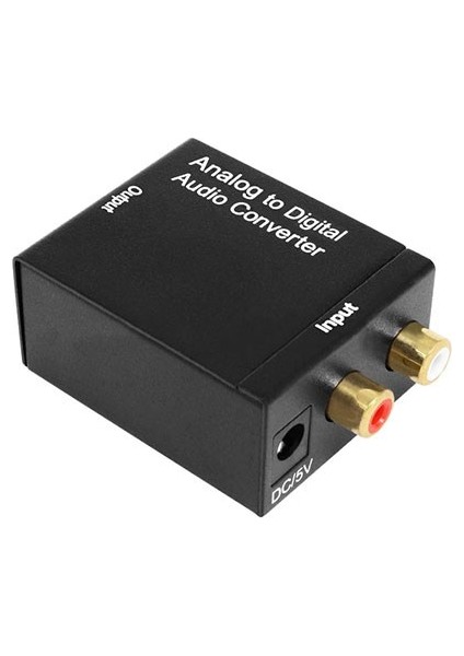 analog rca to dijital optik ses çevirici converter dönüştürücü