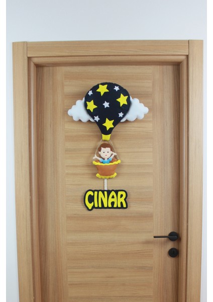 Çınar Isimli Balonlu Erkek Bebek Odası Kapı Süsü fiyatları