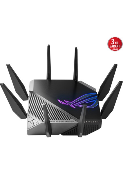 ASUS ROG Rapture GT-AX11000 Pro Tri-Band Gaming Extendable Router-Aura RGB-Mobile Gaming Mod-Gaming Port-4G 5G Mobile Tethering-AiProtection