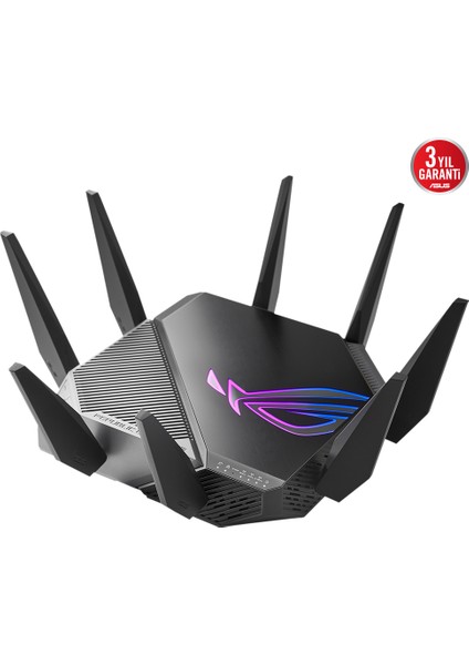 ASUS ROG Rapture GT-AX11000 Pro Tri-Band Gaming Extendable Router-Aura RGB-Mobile Gaming Mod-Gaming Port-4G 5G Mobile Tethering-AiProtection