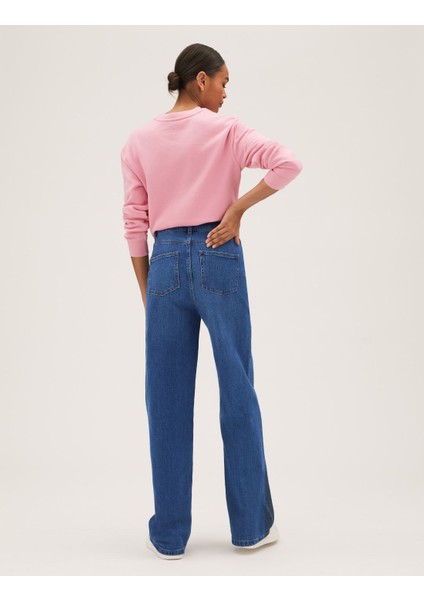 Marks & Spencer Wide Leg Jean Pantolon10