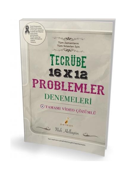 Tecrübe 16X12 Video Çözümlü Problemler Denemeleri