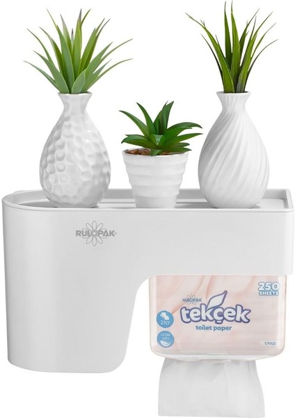 Multitask Tuvalet Kağıdı Dispenseri Beyaz modelleri