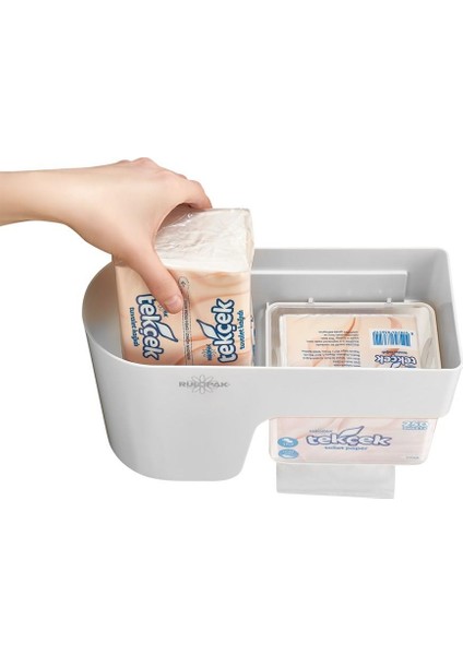 Multitask Tuvalet Kağıdı Dispenseri Beyaz indirimleri