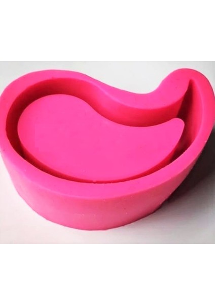 Yin Yang Saksı Mumluk Silikon Kalıp K-487 fiyatları