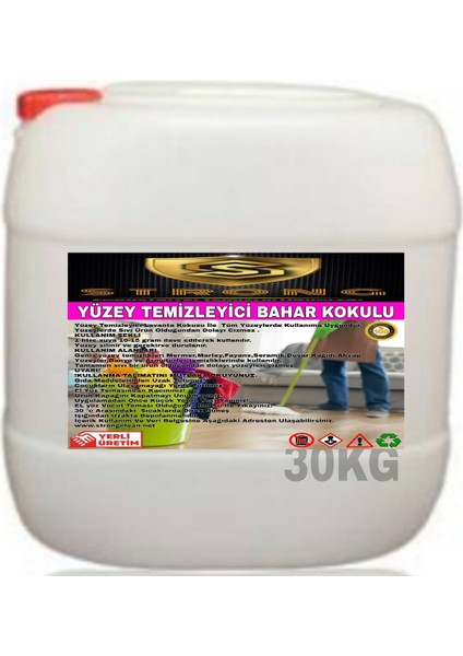 Yüzey Temizleyici Fresh 30 kg