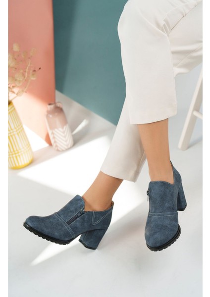 Lacivert Kot Kadın Ayakkabı modelleri