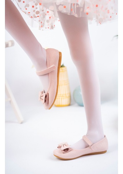 Boğma Fiyonk Pudra Star Kız Çocuk Ayakkabı fiyatları