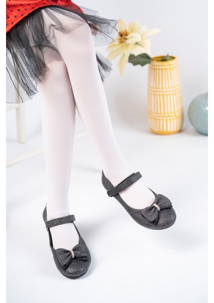 Boğma Fiyonk Siyah Star Kız Çocuk Ayakkabı modelleri