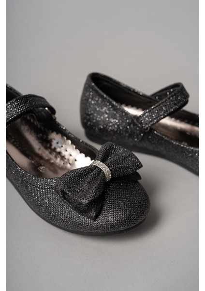 Boğma Fiyonk Siyah Star Kız Çocuk Ayakkabı indirimleri