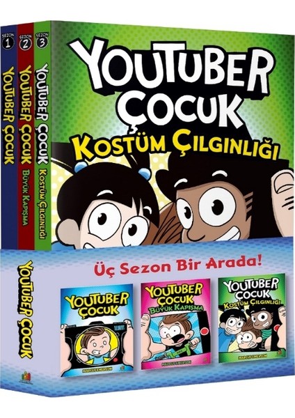 Youtuber Çocuk 3 Kitap Set