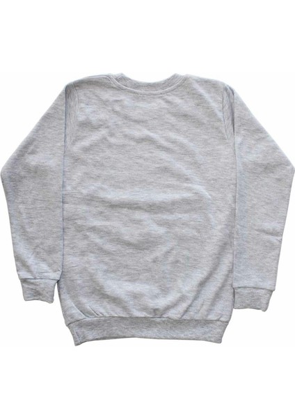 Erkek Çocuk Gri Adventure Baskılı Tek Üst Sweat