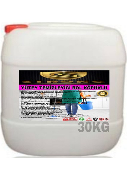 Yüzey Temizleyici Bol Köpüklü 30 kg